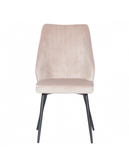 Трапезен стол LAREDO - светъл крем