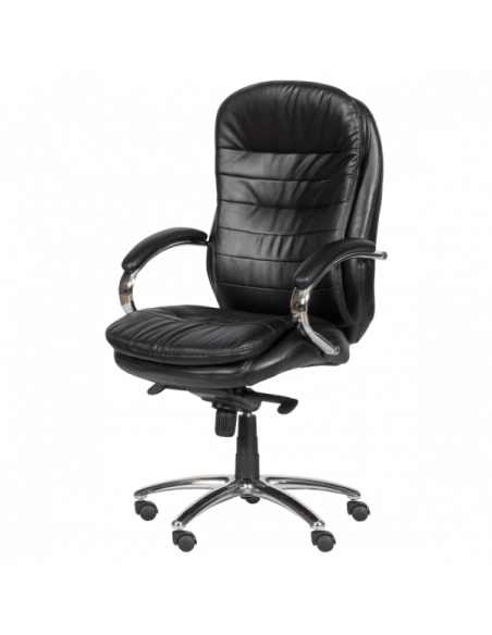 Президентски офис стол Carmen 6114 - черен