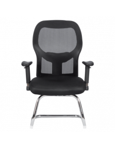 Посетителски стол Carmen 7620 - черен 2