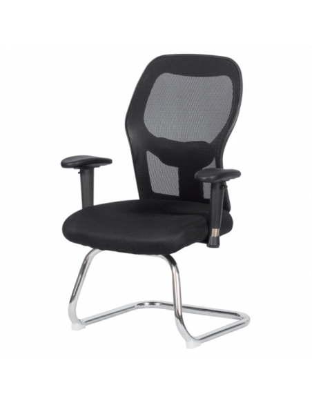 Посетителски стол Carmen 7620 - черен