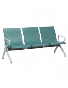 Посетителска пейка с 3 места Carmen CR-1037-3 - зелена