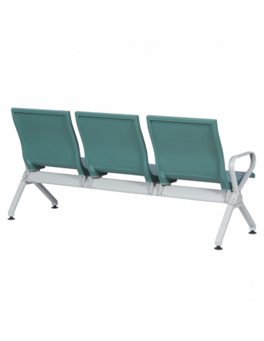 Посетителска пейка с 3 места Carmen CR-1037-3 - зелена
