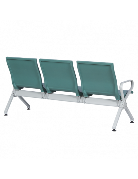 Посетителска пейка с 3 места Carmen CR-1037-3 - зелена