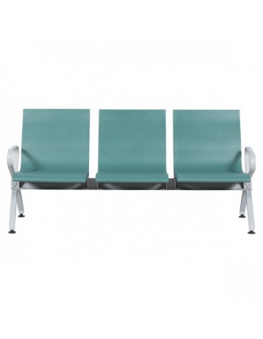 Посетителска пейка с 3 места Carmen CR-1037-3 - зелена