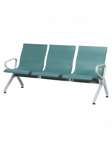 Посетителска пейка с 3 места Carmen CR-1037-3 - зелена