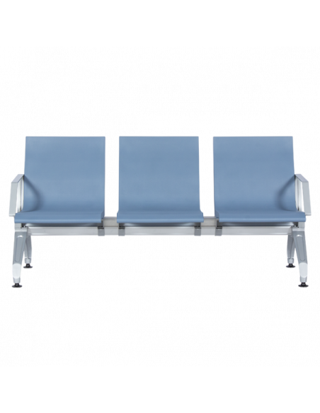 Посетителска пейка с 3 места Carmen CR-1034-4 - синя