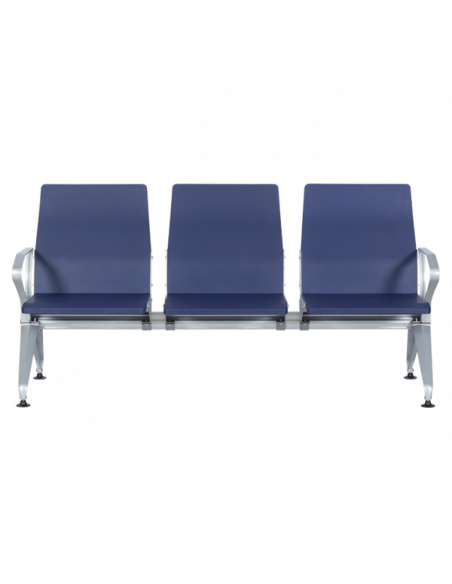 Посетителска пейка с 3 места Carmen CR-1036-3 - синя
