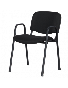 Посетителски стол Carmen 1137 LUX - черен 2