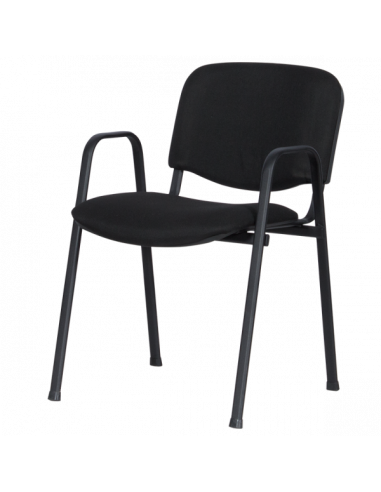 Посетителски стол Carmen 1137 LUX - черен