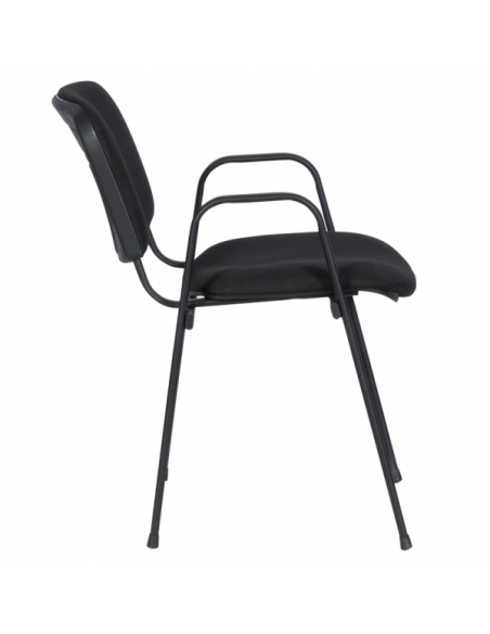 Посетителски стол Carmen 1137 LUX - черен