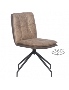 Трапезен стол RAMSEY - светлокафяв BF 1