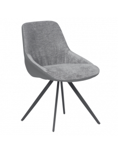 Трапезен стол ROMNEY - светлосив XV