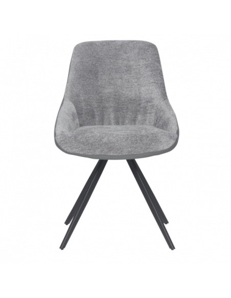 Трапезен стол ROMNEY - светлосив XV