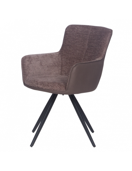 Трапезен стол PENDLE - средно кафяв XV