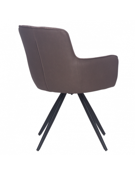 Трапезен стол PENDLE - средно кафяв XV