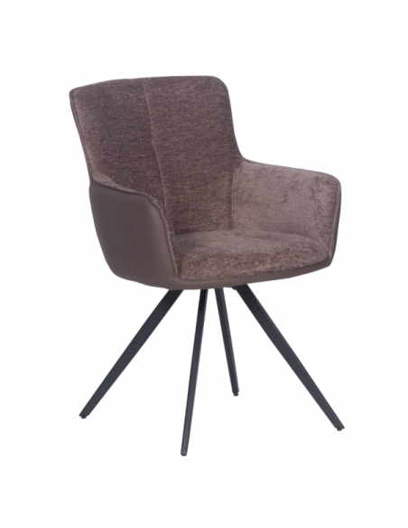 Трапезен стол PENDLE - средно кафяв XV