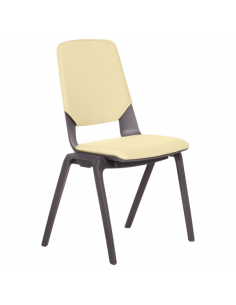 Посетителски стол LIMBER - светло жълт