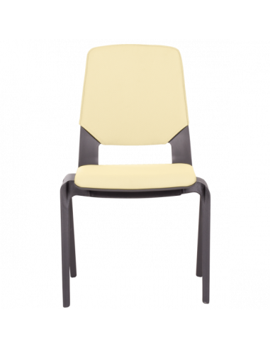 Посетителски стол LIMBER - светло жълт