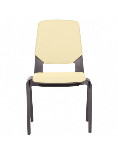 Посетителски стол LIMBER - светло жълт