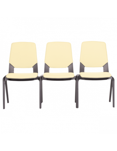 Посетителски стол LIMBER - светло жълт