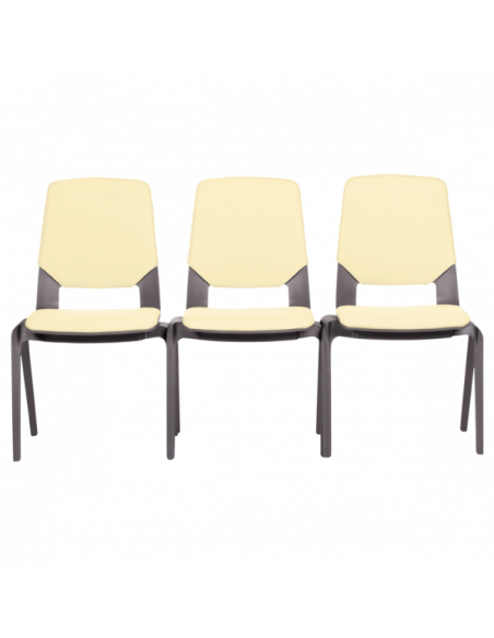 Посетителски стол LIMBER - светло жълт