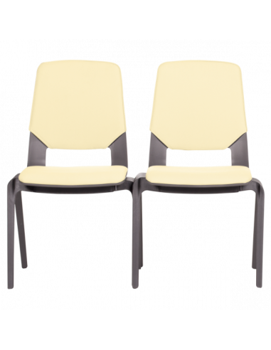 Посетителски стол LIMBER - светло жълт