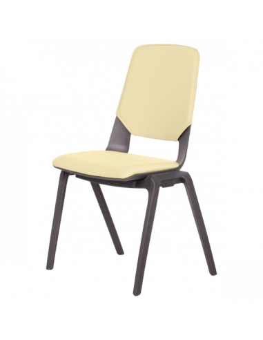 Посетителски стол LIMBER - светло жълт