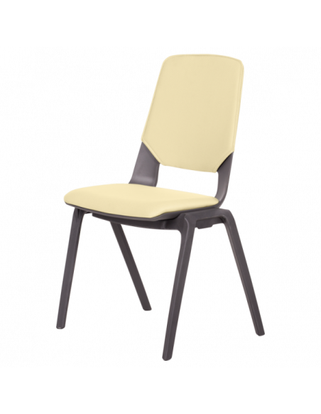 Посетителски стол LIMBER - светло жълт