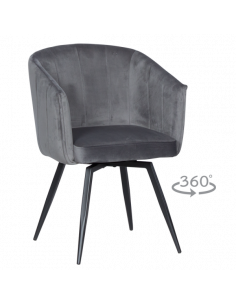 Трапезен стол VENICE - графит