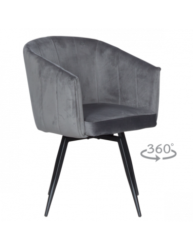 Трапезен стол VENICE - графит