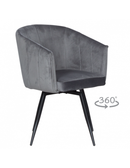 Трапезен стол VENICE - графит