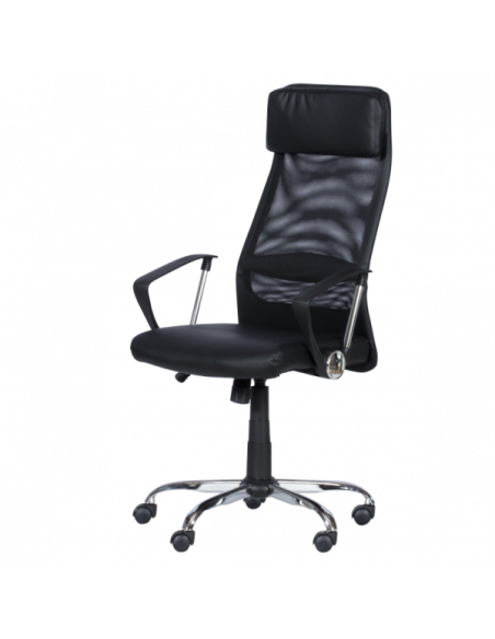 Президентски офис стол Carmen 6184 M - черен