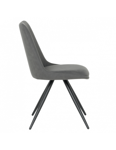 Трапезен стол CAMDEN - тъмносив SF 2