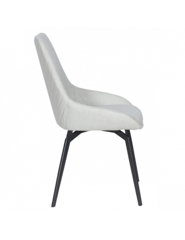 Трапезен стол TRURO - светлосив 7