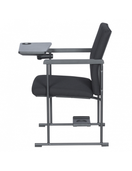 Посетителски стол Carmen 1701 - черен