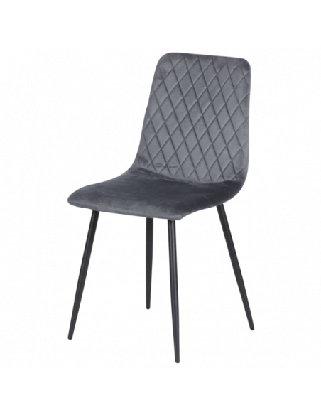 Трапезен стол MONZA - тъмносив