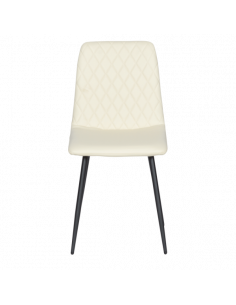 Трапезен стол MONZA еко кожа - крем 2