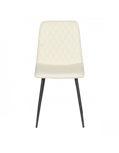 Трапезен стол MONZA еко кожа - крем