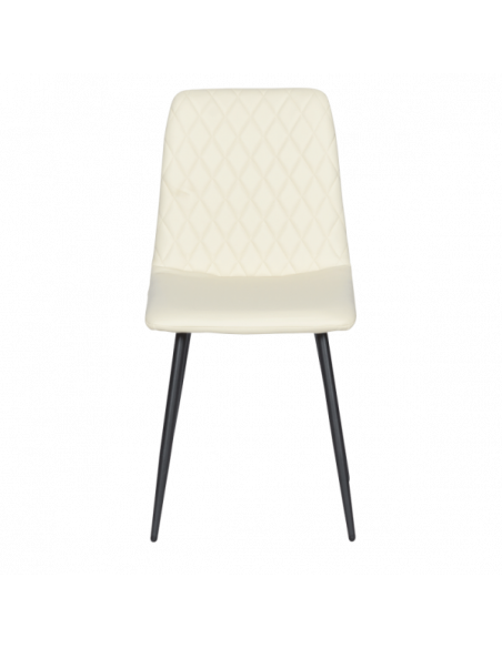 Трапезен стол MONZA еко кожа - крем