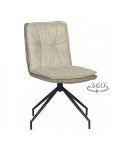 Трапезен стол RAMSEY - шампанско BF 1