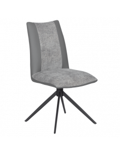 Трапезен стол TULSA - тъмносив