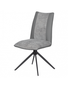 Трапезен стол TULSA - тъмносив 2