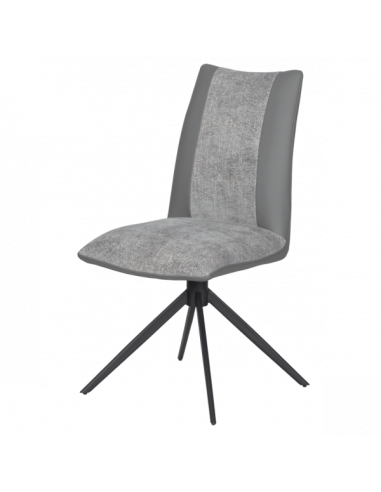 Трапезен стол TULSA - тъмносив