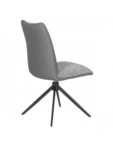 Трапезен стол TULSA - тъмносив