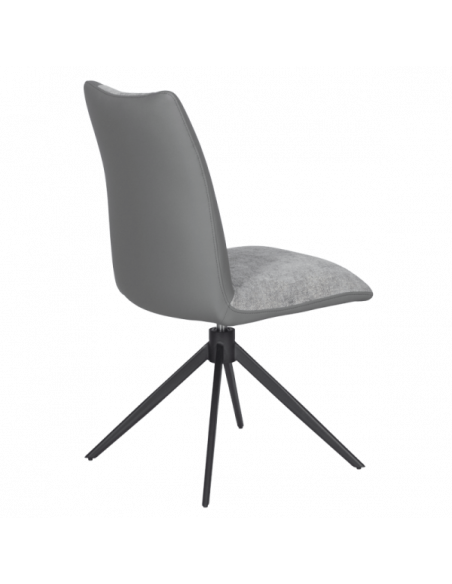 Трапезен стол TULSA - тъмносив