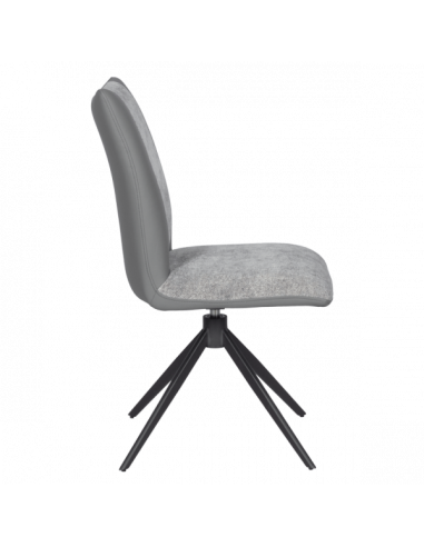 Трапезен стол TULSA - тъмносив