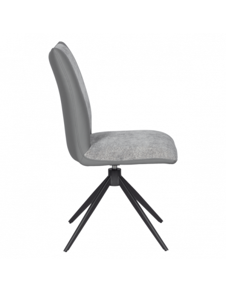 Трапезен стол TULSA - тъмносив