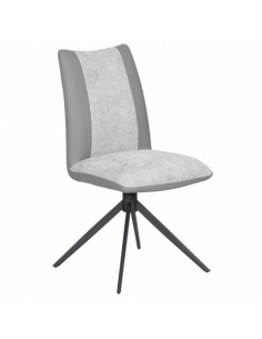 Трапезен стол TULSA - светлосив