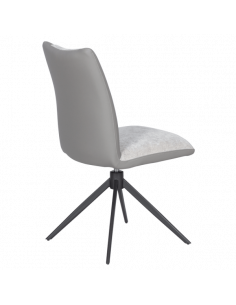 Трапезен стол TULSA - светлосив 2