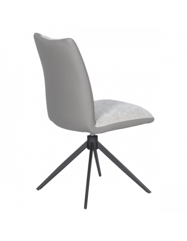 Трапезен стол TULSA - светлосив